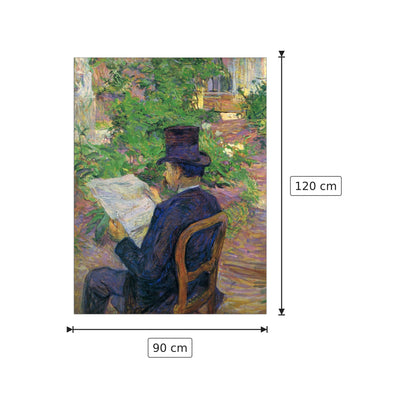 Desire Dihau - Toulouse-Lautrec - cm 90x120 - Pannello in MDF
