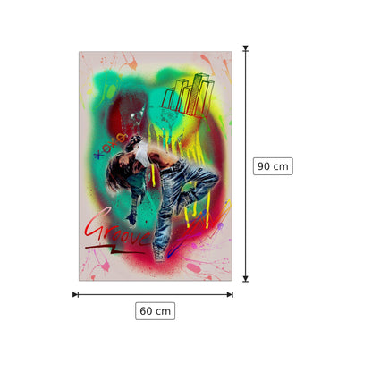 Street art - Art Studio - cm 60x90 - Pannello in MDF