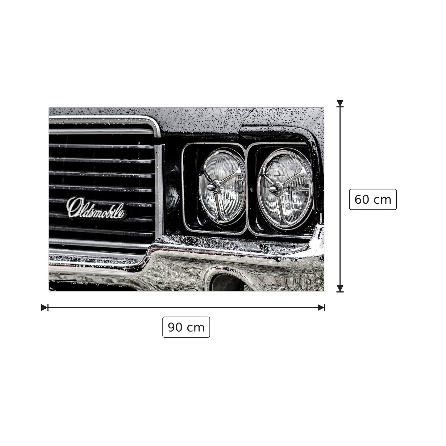 Oldsmobile - Art Studio - cm 90x60 - Pannello in MDF