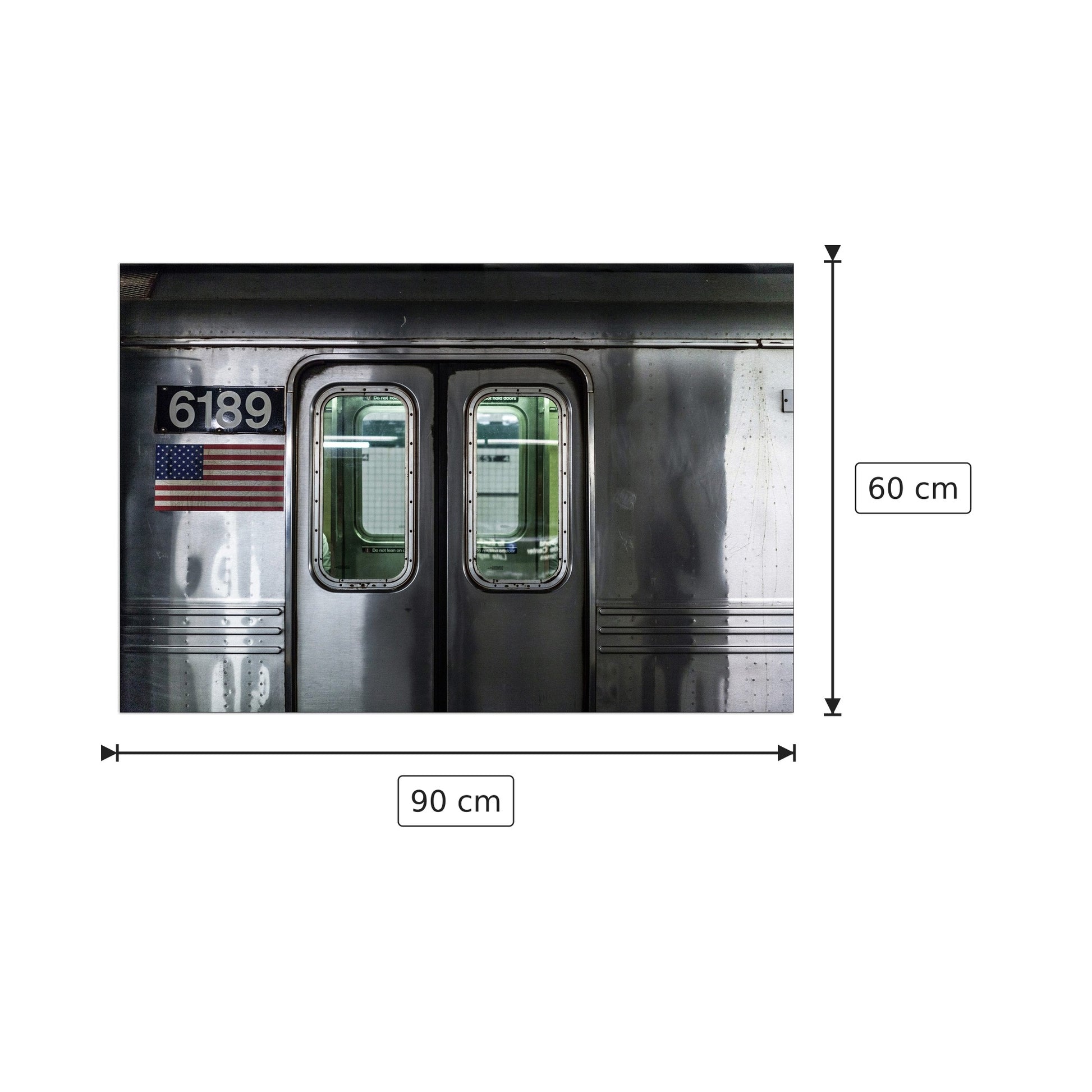 Subway - Art Studio - cm 90x60 - Pannello in MDF