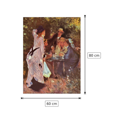 In the Garden (in the garden bower of Moulin de la Galette) - Renoir Pierre-Auguste - cm 60x80 - Pannello in MDF