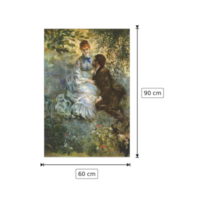 Pair of Lovers - Renoir Pierre-Auguste - cm 60x90 - Pannello in MDF