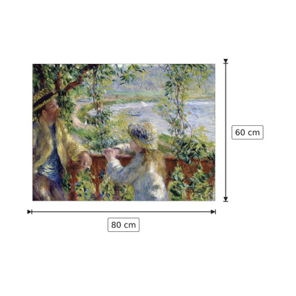 By the water - Renoir Pierre-Auguste - cm 80x60 - Pannello in MDF