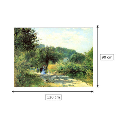 Road to Louveciennes - Renoir Pierre-Auguste - cm 120x90 - Pannello in MDF