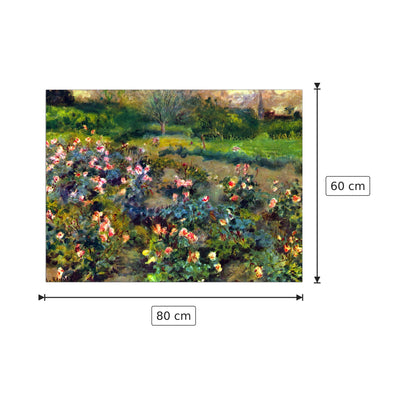 Rose grove - Renoir Pierre-Auguste - cm 80x60 - Pannello in MDF