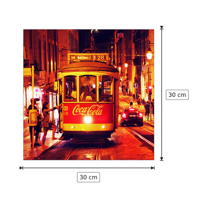 Tram - Art Studio - cm 30x30 - Pannello in MDF