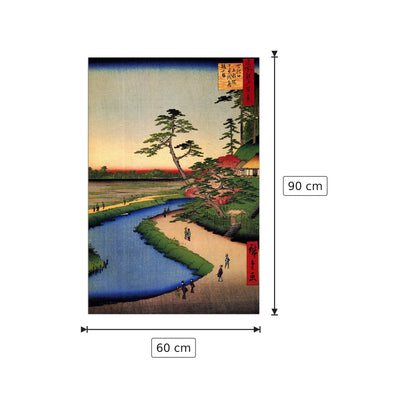 Kanda Aqueduct at Sekuguchi - Hiroshige Utagawa - cm 60x90 - Pannello in MDF