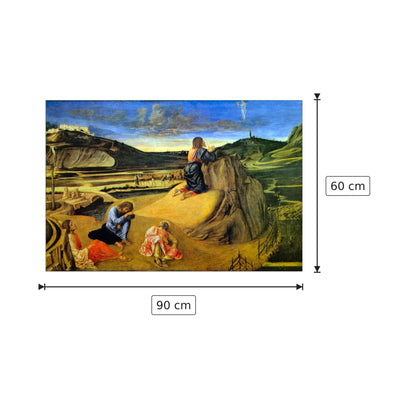 Christ on the Mount of Olives - Bellini Giovanni - cm 90x60 - Pannello in MDF