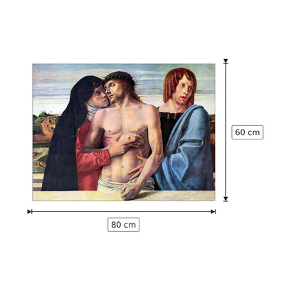 Pieta - Bellini Giovanni - cm 80x60 - Pannello in MDF