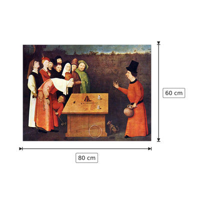 The magician - Bosch Hieronymus - cm 80x60 - Pannello in MDF