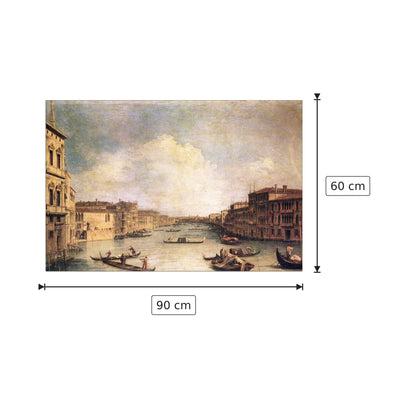 Grand Canal - Canaletto - cm 90x60 - Pannello in MDF