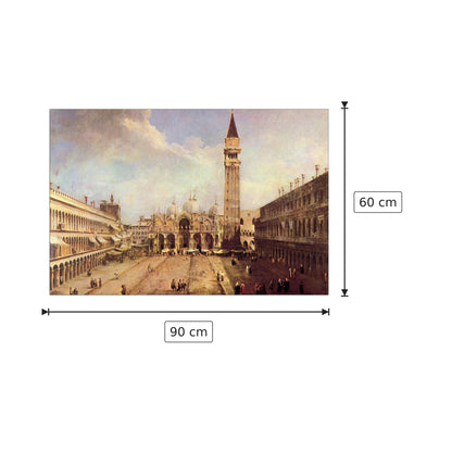 Piazza San Marco - Canaletto - cm 90x60 - Pannello in MDF