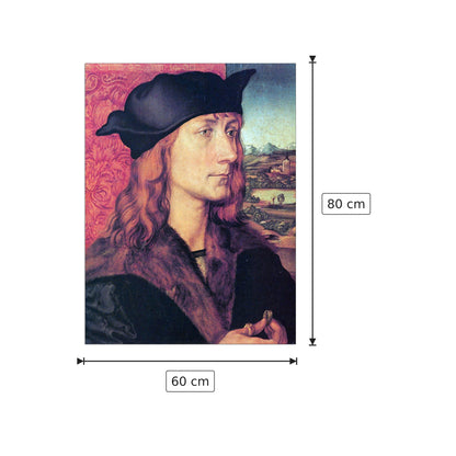 Portrait of Hans Tucher - Albrecht Dürer - cm 60x80 - Pannello in MDF