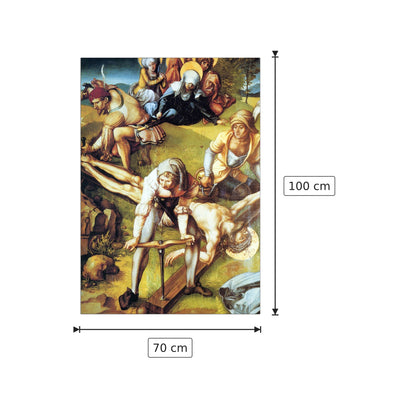 The seven Mary's pain - nailing on the Cross - Albrecht Dürer - cm 70x100 - Pannello in MDF