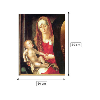 The Virgin and Child before an archway - Albrecht Dürer - cm 60x80 - Pannello in MDF