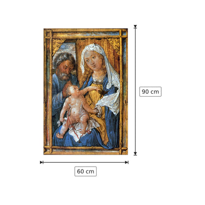 The Holy Family - Albrecht Dürer - cm 60x90 - Pannello in MDF