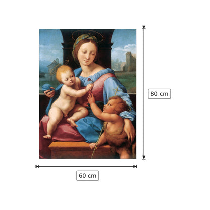 madonna aldobrandini - Sanzio Raffaello - cm 60x80 - Pannello in MDF