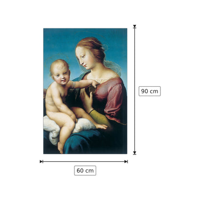 madonna cowper - Sanzio Raffaello - cm 60x90 - Pannello in MDF