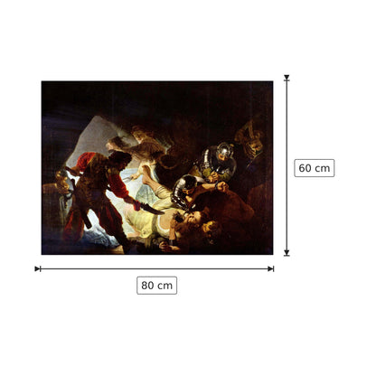 The glare Simsons - Rembrandt - cm 80x60 - Pannello in MDF