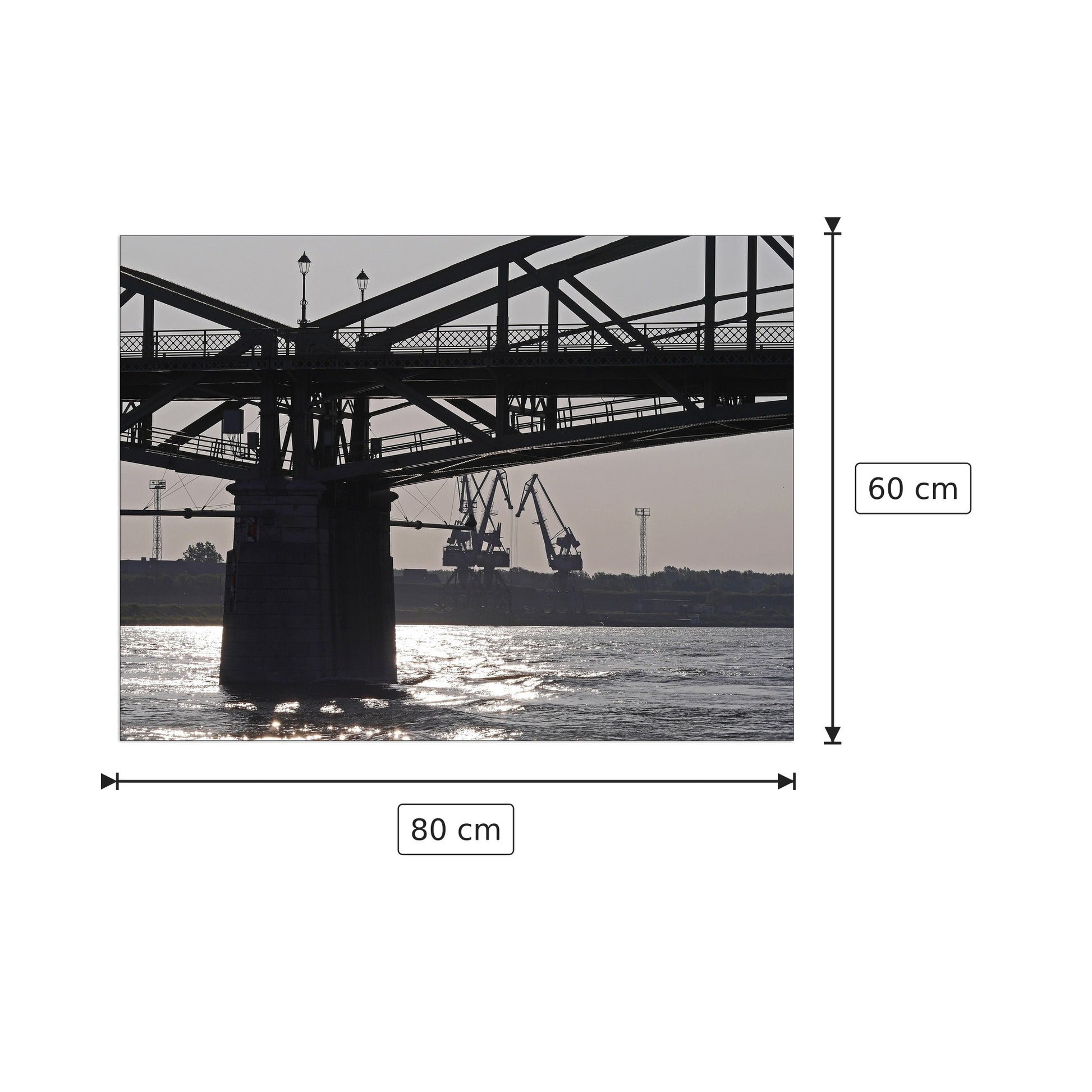 Bridge - Art Studio - cm 80x60 - Pannello in MDF
