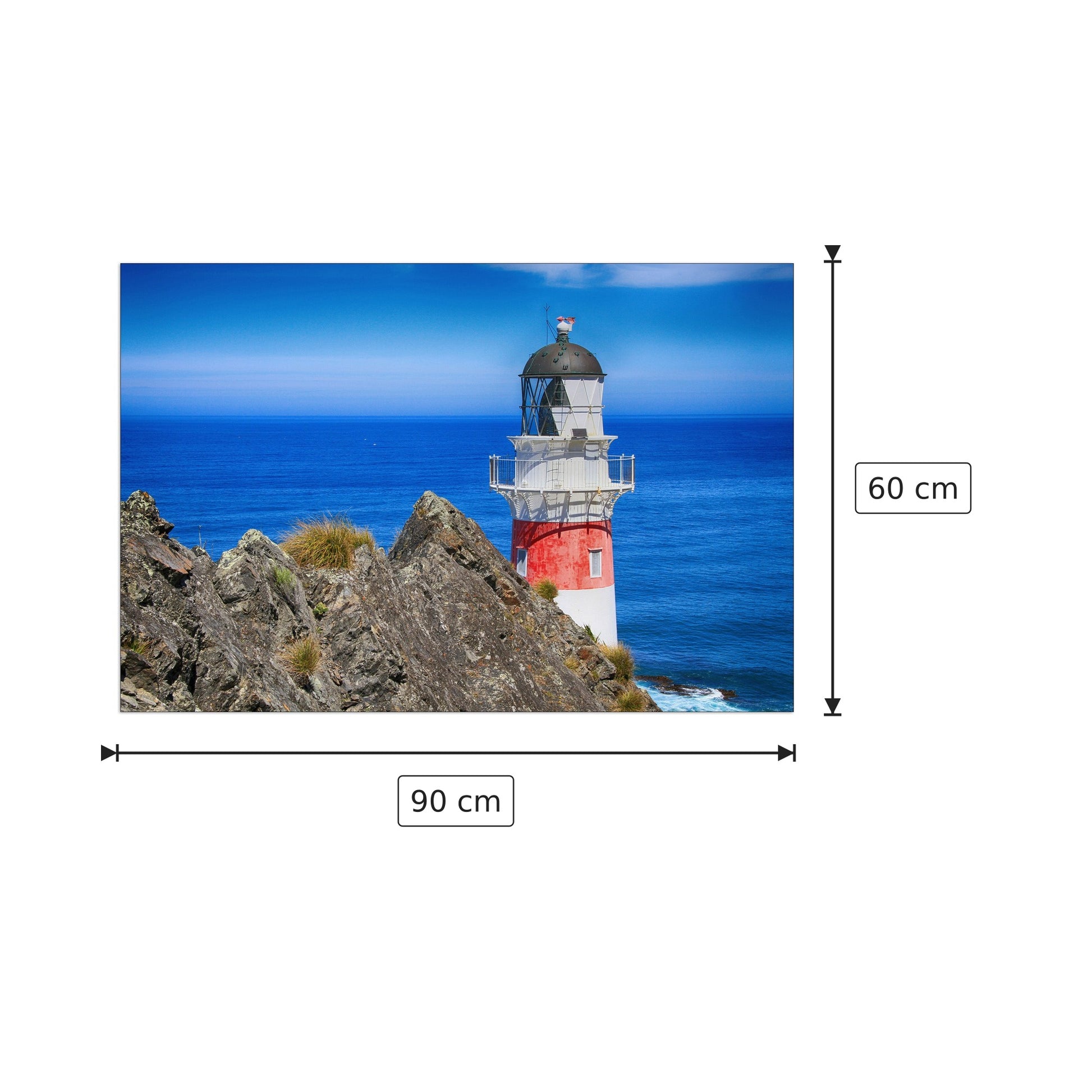 Lighthouse - Art Studio - cm 90x60 - Pannello in MDF