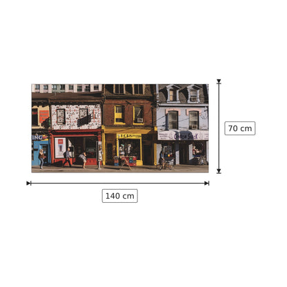 Buildings - Art Studio - cm 140x70 - Pannello in MDF