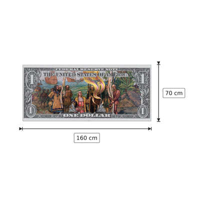 Dollar - Art Studio - cm 160x70 - Pannello in MDF