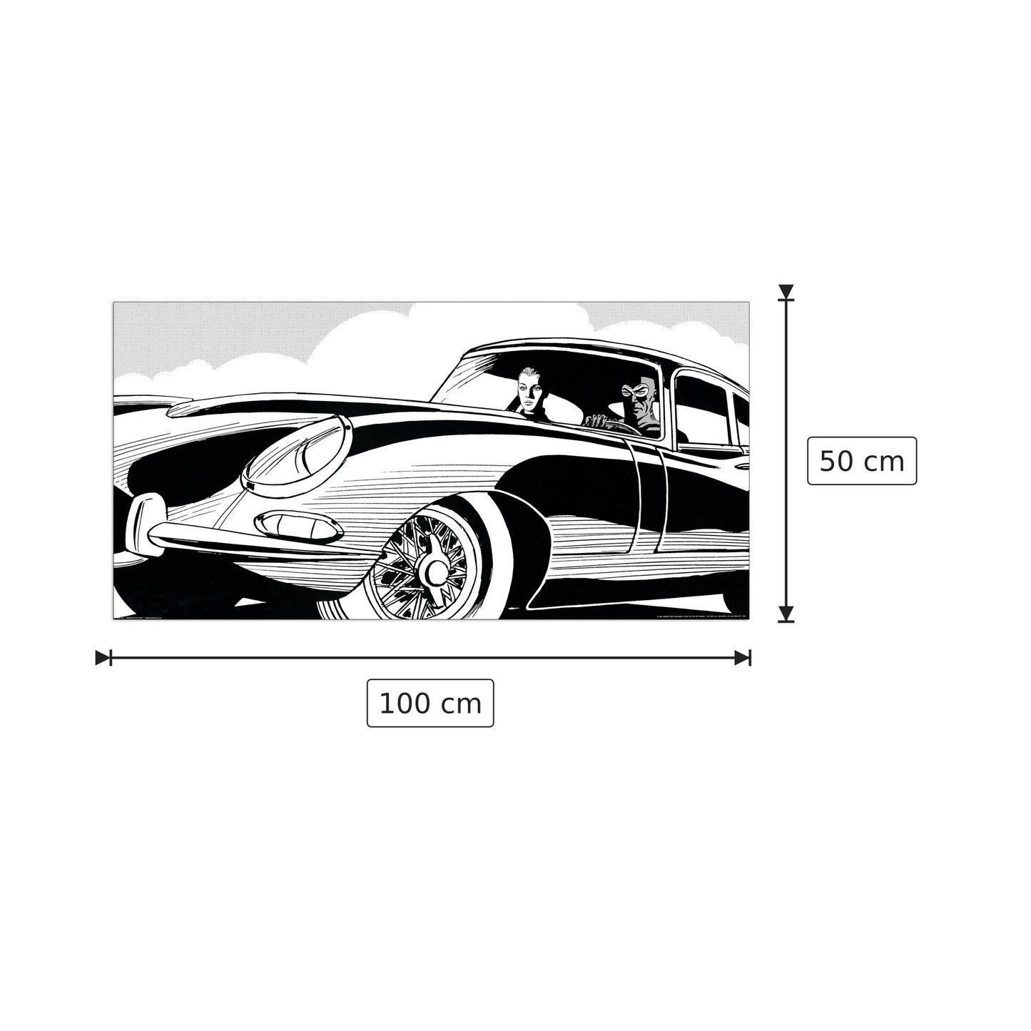 Diabolik & Eva Kant - ASTORINA - cm 100x50 - Pannello in MDF