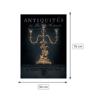 Antiquites - FISK - cm 50x70 - Pannello in MDF