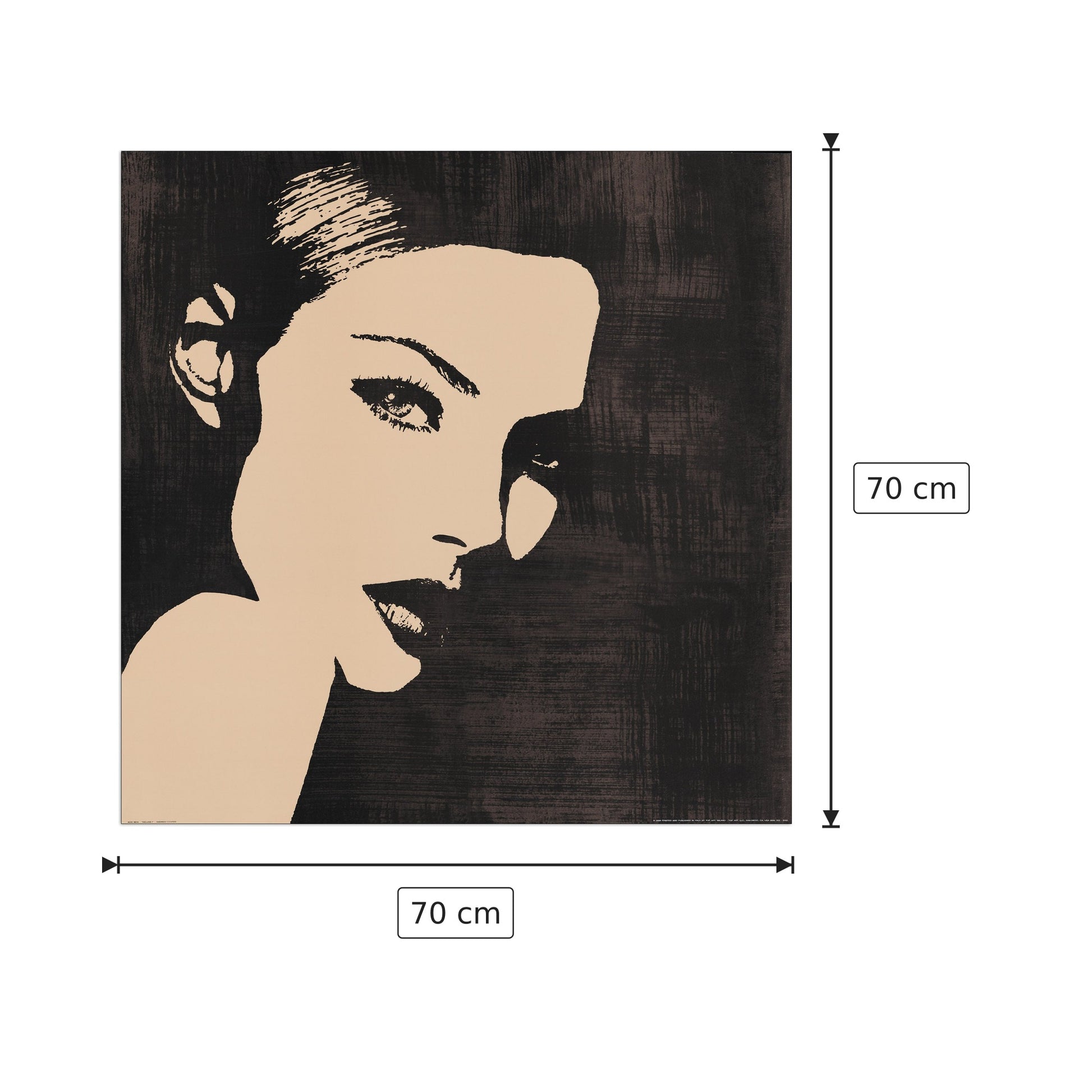 Deluxe I - COOPER - cm 70x70 - Pannello in MDF