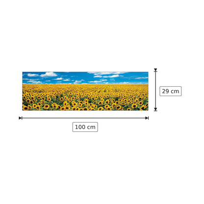 A Sunflower Field in Provence - ANTHEA IMAGES - cm 100x29 - Pannello in MDF