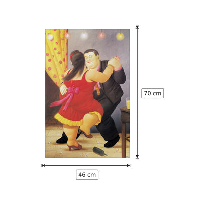 Dancers - BOTERO - cm 46x70 - Pannello in MDF