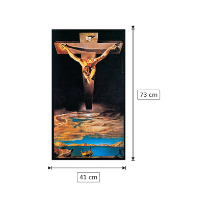 La santificazione di Giovanni attraverso Cristo, 1951 - DALÌ - cm 41x73 - Pannello in MDF
