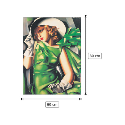 Giovane ragazza al vento - DE LEMPICKA - cm 60x80 - Pannello in MDF