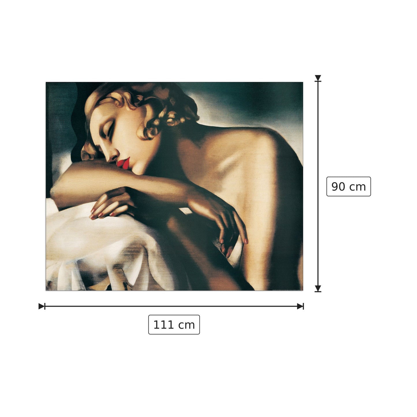 La Dormouse - DE LEMPICKA - cm 111x90 - Pannello in MDF