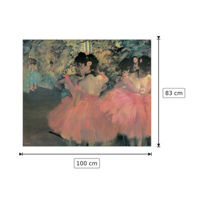 Pink Dancers - DEGAS - cm 100x83 - Pannello in MDF