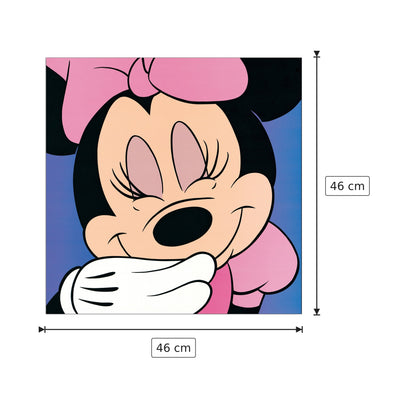 Minnie Mouse - DISNEY - cm 46x46 - Pannello in MDF