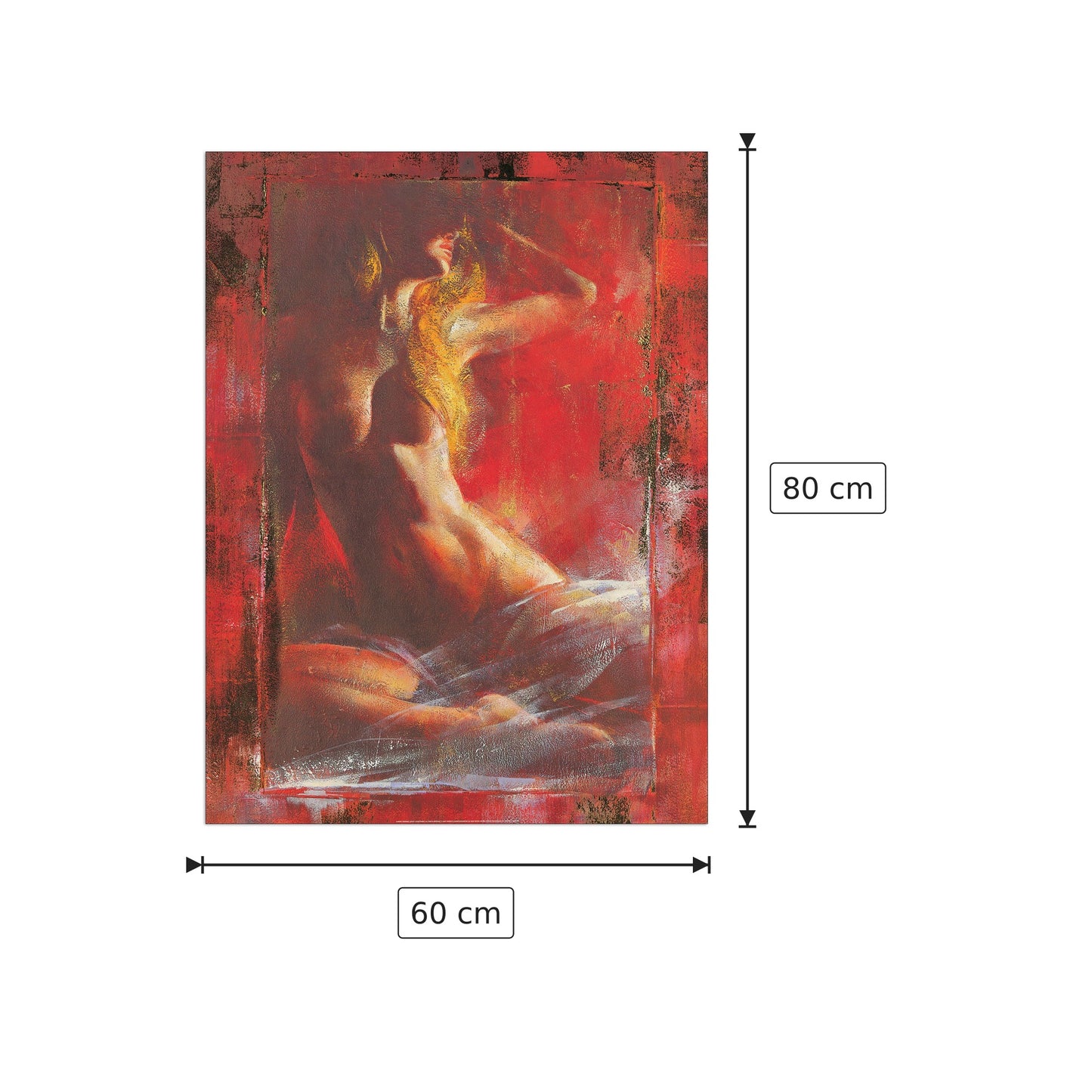 Yearing - DUMAS - cm 60x80 - Pannello in MDF