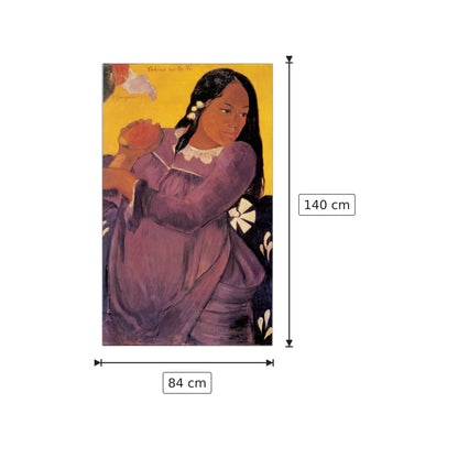 FRAU MIT MANGOFRUCHT - Frau Mit Mangofrucht - cm 84x140 - Pannello in MDF