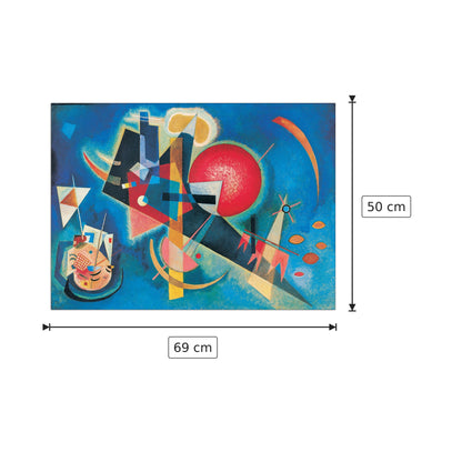 Im Blau - KANDINSKY - cm 69x50 - Pannello in MDF