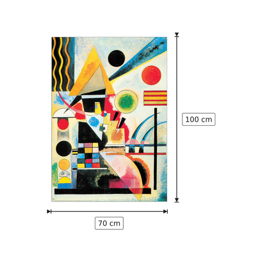 Ondeggiamento, 1925 - KANDINSKY - cm 70x100 - Pannello in MDF