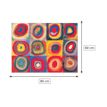 Studio del colore - KANDINSKY - cm 80x60 - Pannello in MDF