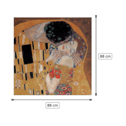 Il Bacio - KLIMT - cm 88x88 - Pannello in MDF
