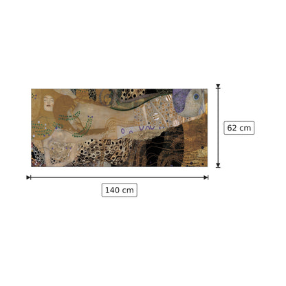 The Sea Serpent - KLIMT - cm 140x62 - Pannello in MDF