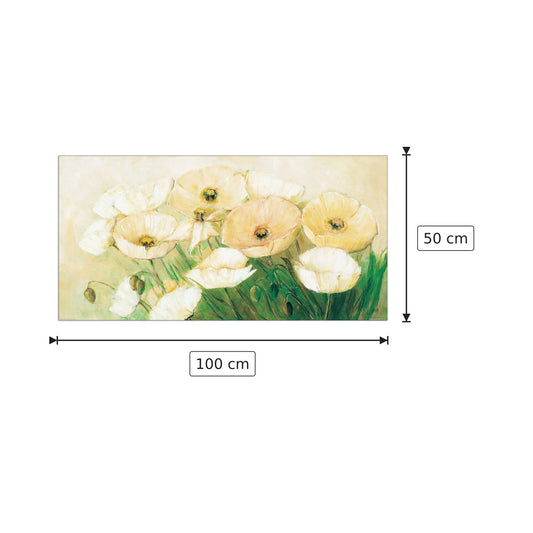 Tender Poppies - KROBS - cm 100x50 - Pannello in MDF