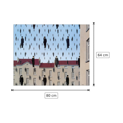Golconde - MAGRITTE - cm 80x64 - Pannello in MDF
