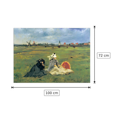Les Hirondelles - MANET - cm 100x72 - Pannello in MDF