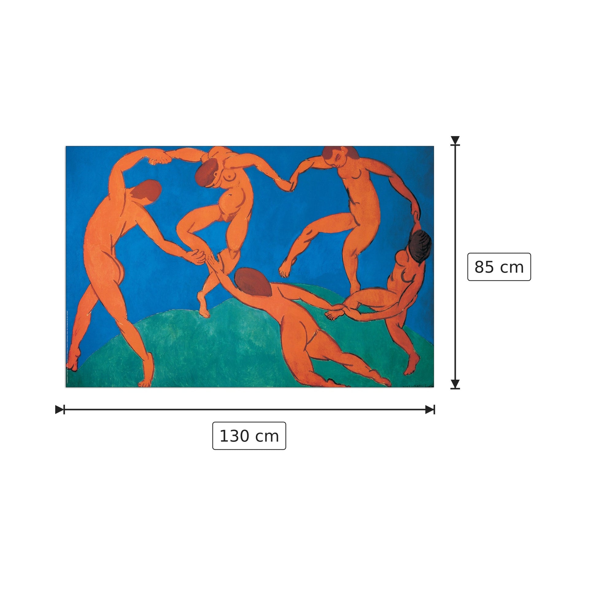La Danza - MATISSE - cm 130x85 - Pannello in MDF