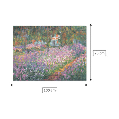 Jardin A Giverny - MONET - cm 100x75 - Pannello in MDF