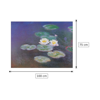 Ninfee 1914-1917 - MONET - cm 100x75 - Pannello in MDF
